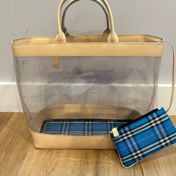 Burberry Transparent Bucket Tote